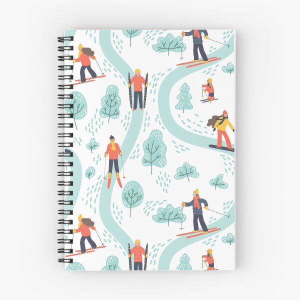 Item preview, Hand Drawn Skiers Winter Season designed and sold by SisileeGift.
