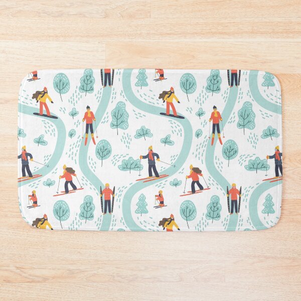 Item preview, Hand Drawn Skiers Winter Season designed and sold by SisileeGift.