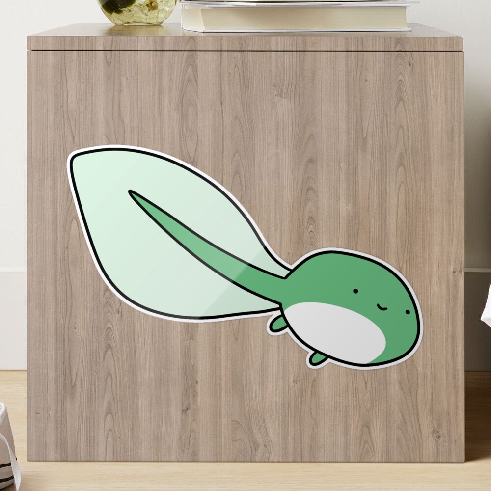 Floral Crown Frog Vinyl Sticker - Tadpole Goals – TinyBeeCards