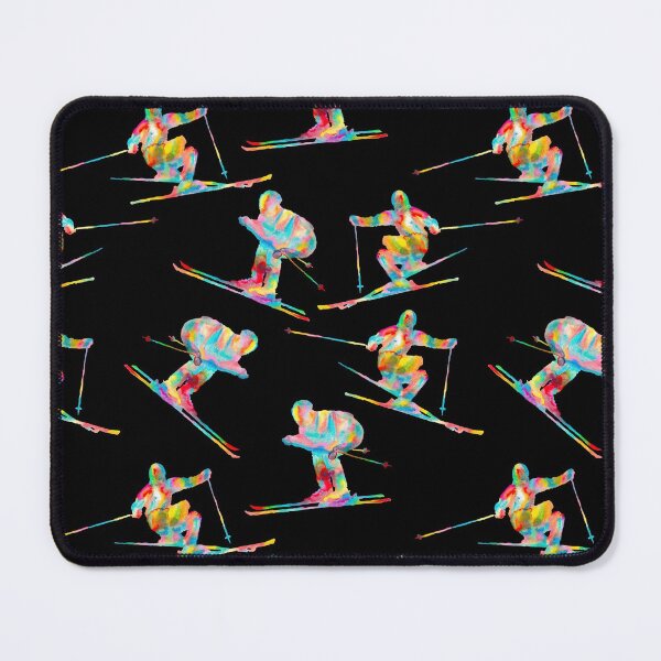 Item preview, Messy Watercolor Ski Athletes designed and sold by SisileeGift.