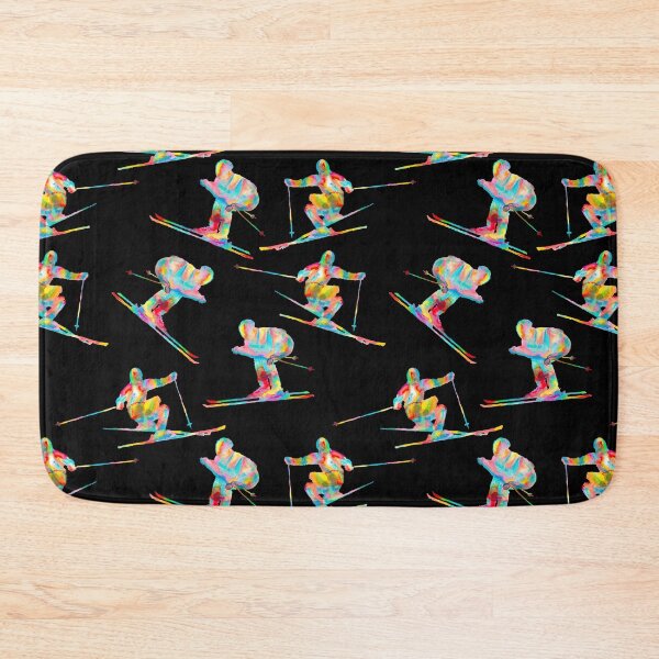 Item preview, Messy Watercolor Ski Athletes designed and sold by SisileeGift.