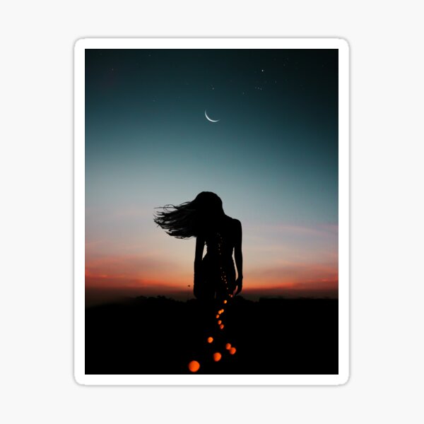 Dancing In The Moonlight Sticker For Sale By Stalik13 Redbubble