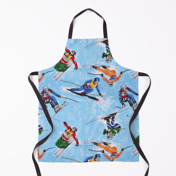 Item preview, Ski Athletes On Blue Spray  designed and sold by SisileeGift.