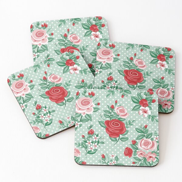 Item preview, Retro Flowers - Christmas designed and sold by miavaldez.