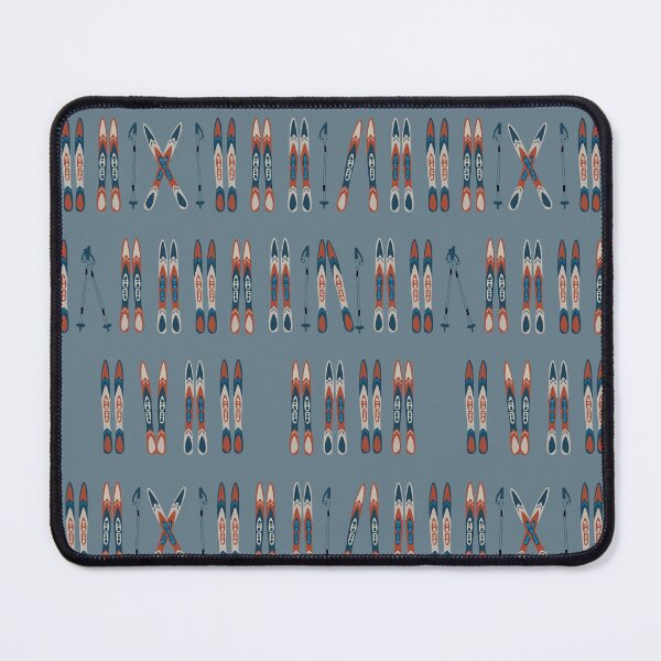 Item preview, Vintage Skis On Blue designed and sold by SisileeGift.