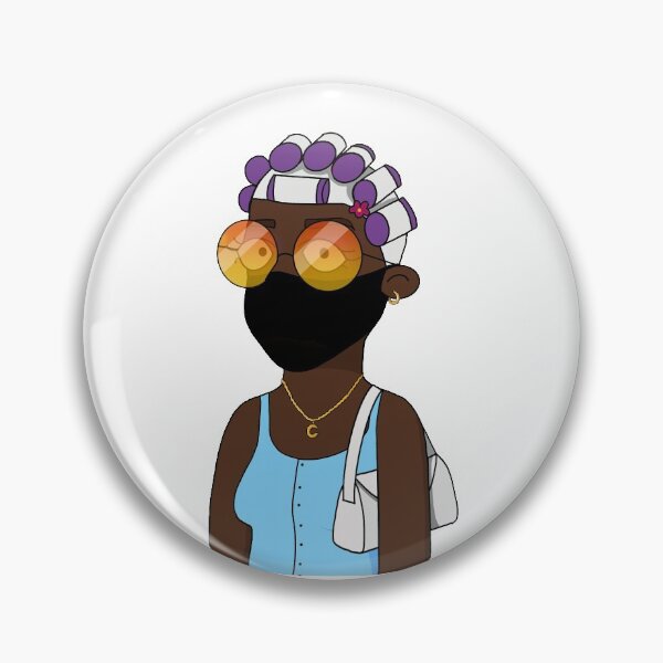 Item preview, CryptoMom #4579 wear mask curls mother  Do hairstyle designed and sold by PetTotem.