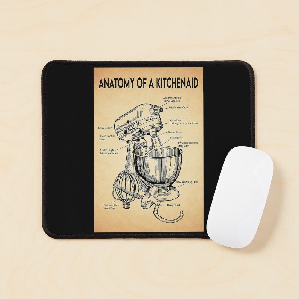 Baking Anatomy Of A Kitchenaid  Greeting Card for Sale by SimonsonNuala