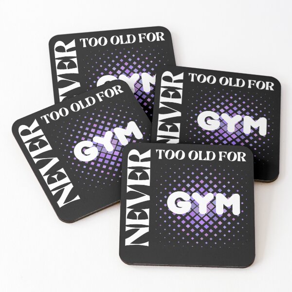 Item preview, nEVER TOO OLD FOR GYM designed and sold by Fitandstylish.