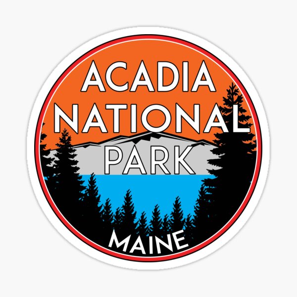 Artikel-Vorschau von ACADIA NATIONAL PARK MAINE BERGE WANDERCAMPING WANDERCAMP 2, designt und verkauft von DESTINATIONS DECAL.