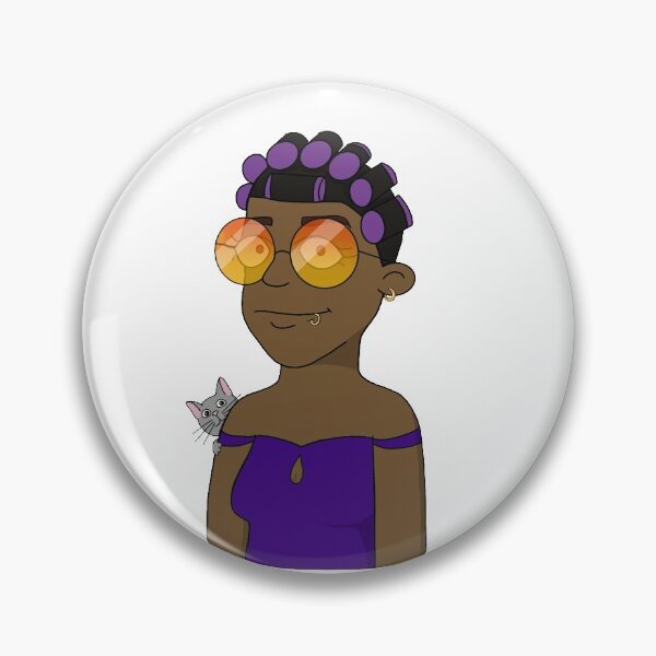 Item preview, CryptoMom 5312 cat mother  Wear sunglasses curls designed and sold by PetTotem.