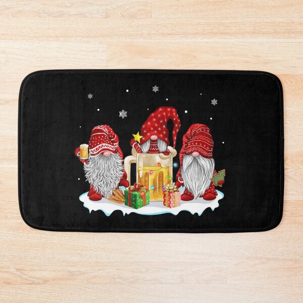 Item preview, Funny Red Nordic Gnomes Christmas Santa Drunk Beer Gnome Xmas designed and sold by tuanitus.