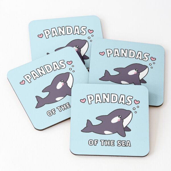 Item preview, Cute Orca Pandas Of The Sea Doodle Funny designed and sold by rustydoodle.