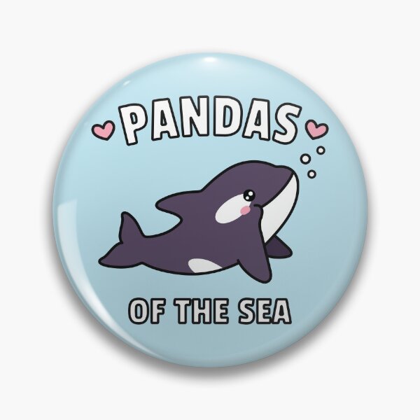 Item preview, Cute Orca Pandas Of The Sea Doodle Funny designed and sold by rustydoodle.
