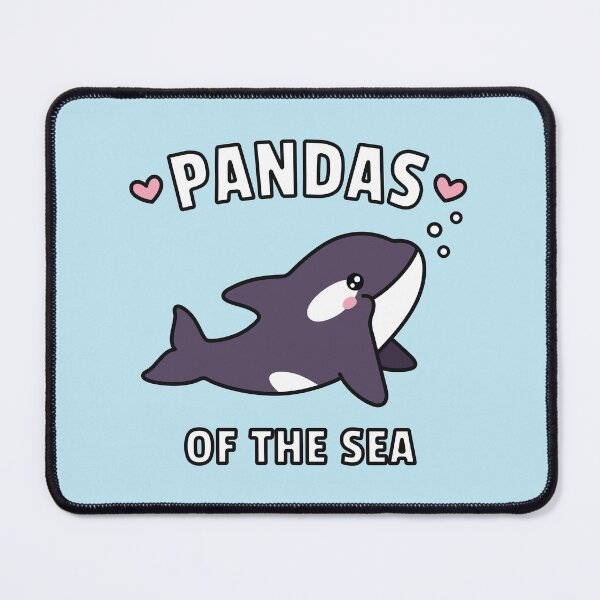 Item preview, Cute Orca Pandas Of The Sea Doodle Funny designed and sold by rustydoodle.