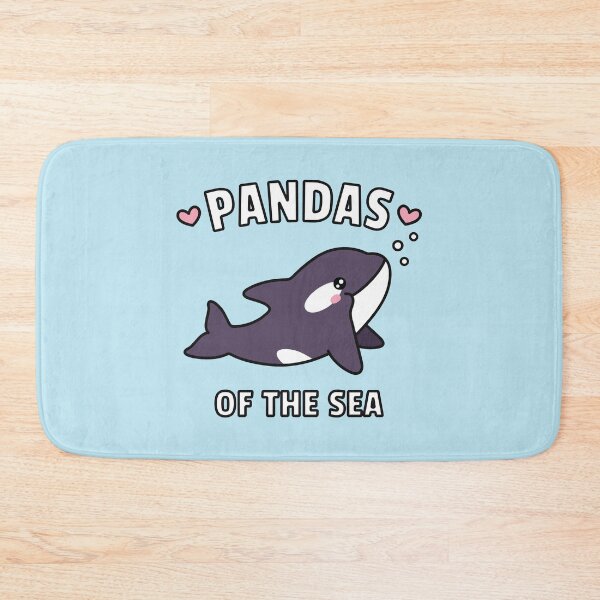 Item preview, Cute Orca Pandas Of The Sea Doodle Funny designed and sold by rustydoodle.