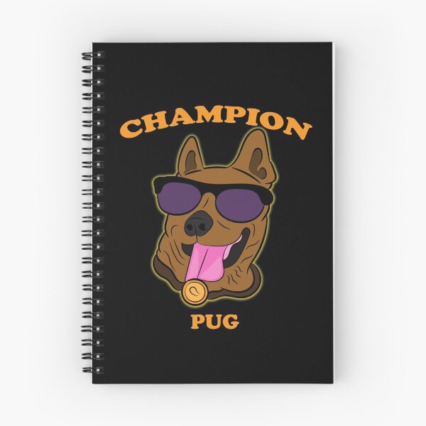 Item preview, Funny champion pug quote/saying dog face design designed and sold by SamRVstore.