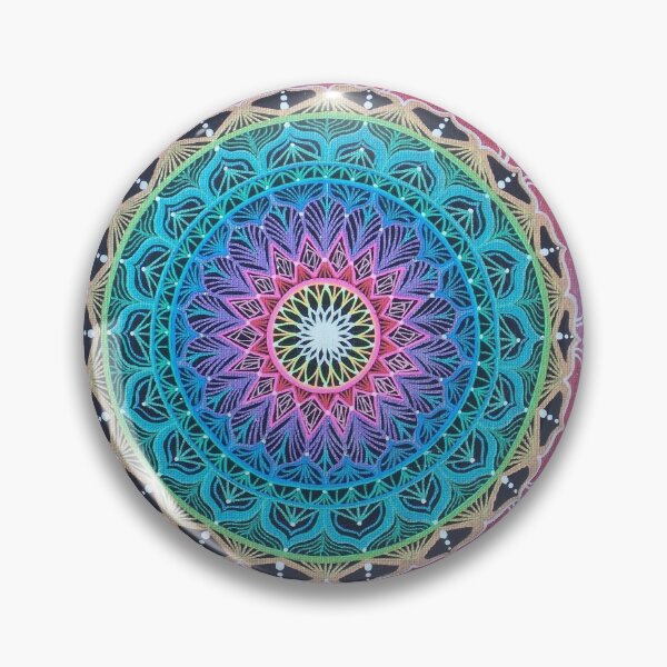 Item preview, Mandala ~ Blue Fancy designed and sold by Kaila Lance.