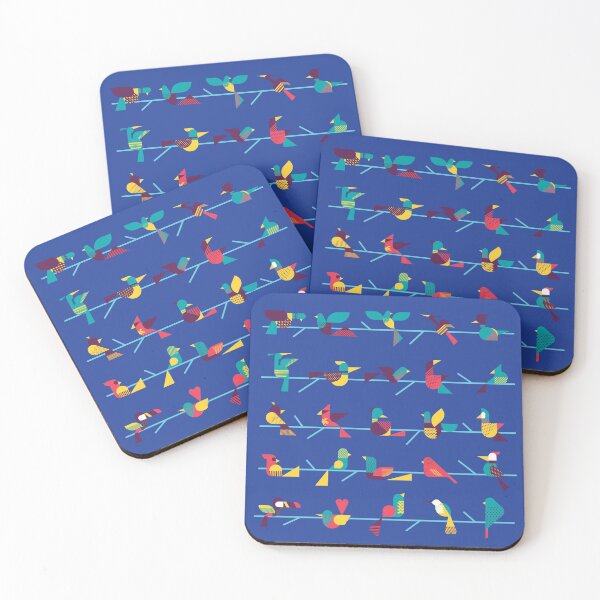 Item preview, geometric birds designed and sold by marquezilustra.