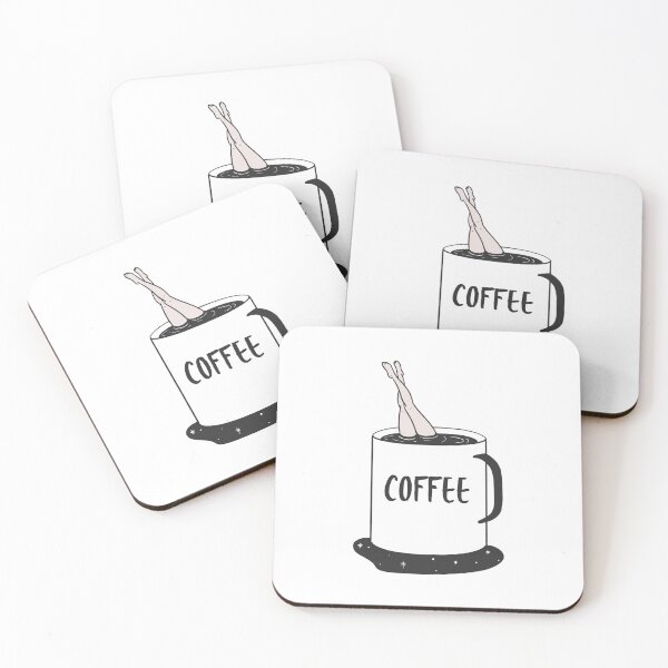 Item preview, Funny Coffee Addict Drinker - Woman's Legs Diving designed and sold by DeansDesigns44.