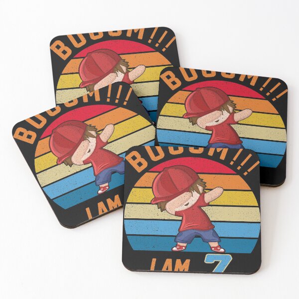 Item preview, Boom I'm 7 Years Old 7th Birthday Party Dabbing For Kids Boy  designed and sold by moonligh1996.