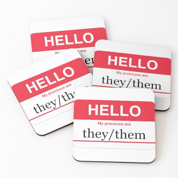 Item preview, My Pronouns are they/them designed and sold by NickiPost.