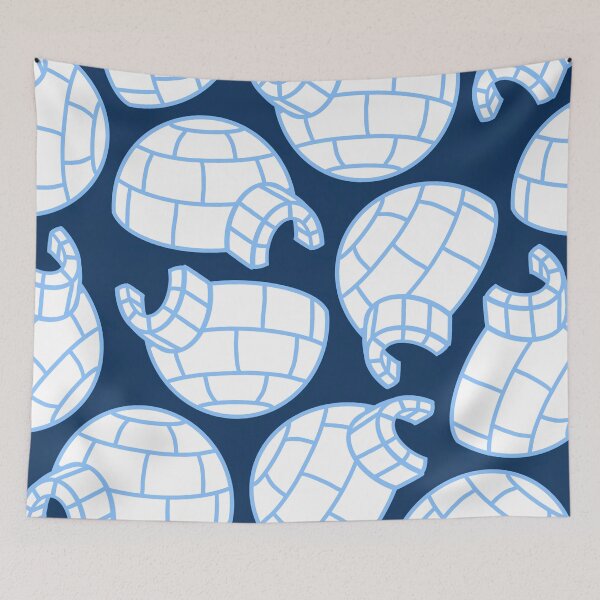 Item preview, Large igloo pattern (Large & Full version) designed and sold by LemonCreamyyyy.