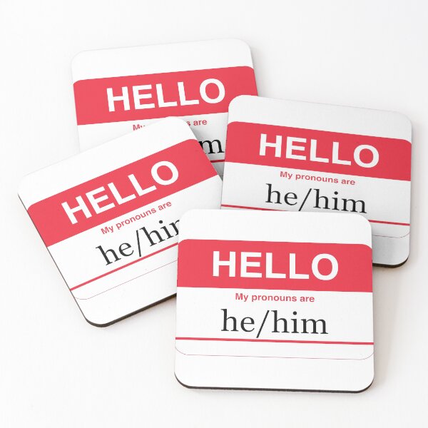 Item preview, My Pronouns are hi/him designed and sold by NickiPost.