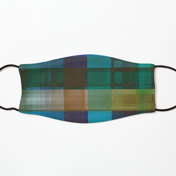 Key West Plaid Kids Mask