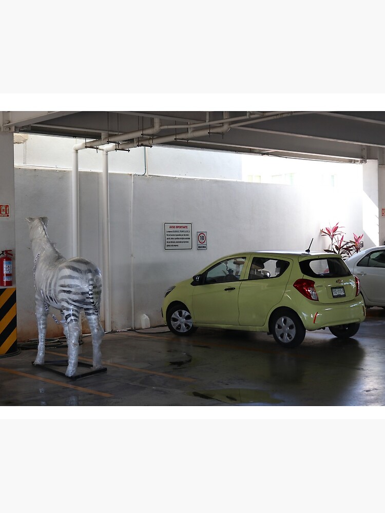 Thumbnail 5 of 5, Mouse Pad, Zebra in the Parking Lot designed and sold by raregamingdump.