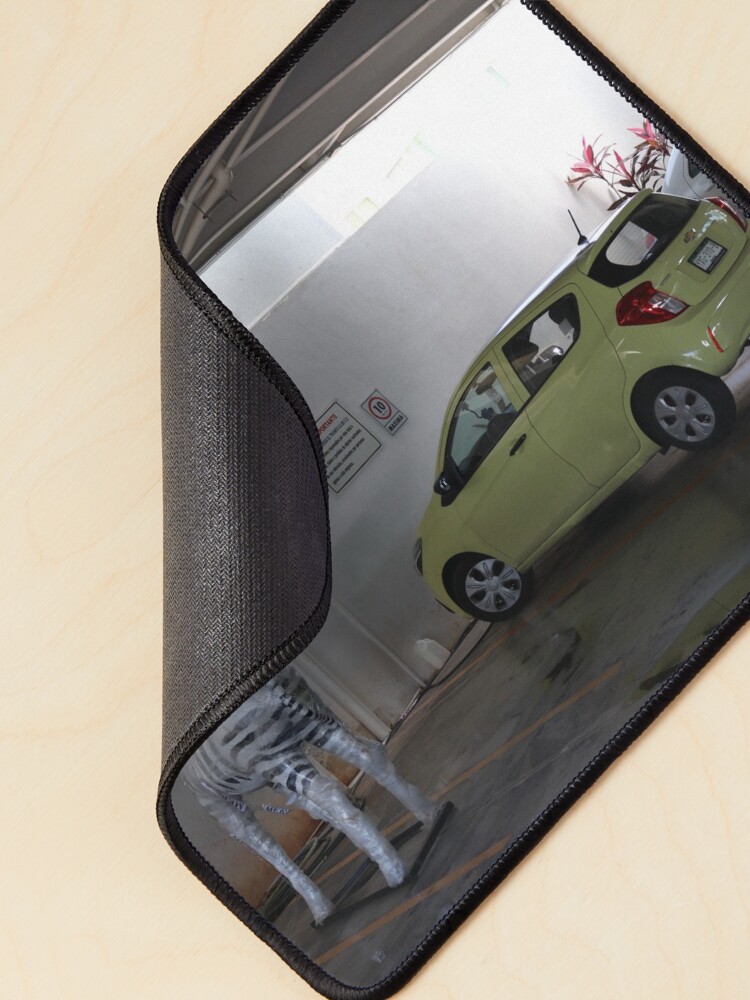 Thumbnail 2 of 5, Mouse Pad, Zebra in the Parking Lot designed and sold by raregamingdump.
