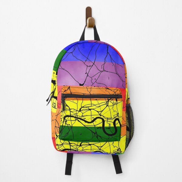Item preview, London Rail River LGBT+ Rainbow Pride Flag Map designed and sold by cashewdays.