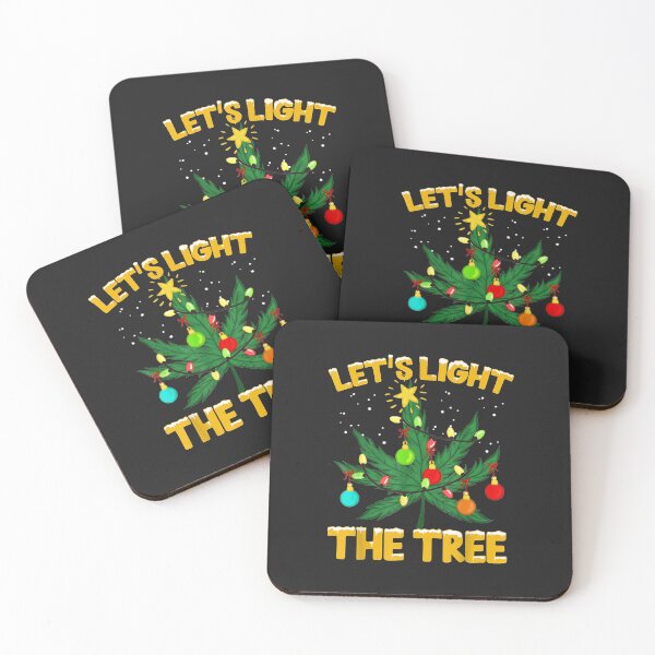 Item preview, Let's Light This Tree Vintage Christmas Weed Smoker Canabis designed and sold by DahlilaJo.