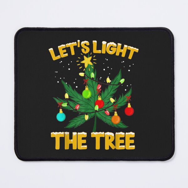 Item preview, Let's Light This Tree Vintage Christmas Weed Smoker Canabis designed and sold by DahlilaJo.