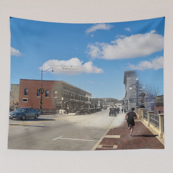 Item preview, Mashup Batavia, IL - Runner on the Donovan Bridge designed and sold by Shumway  Studio.