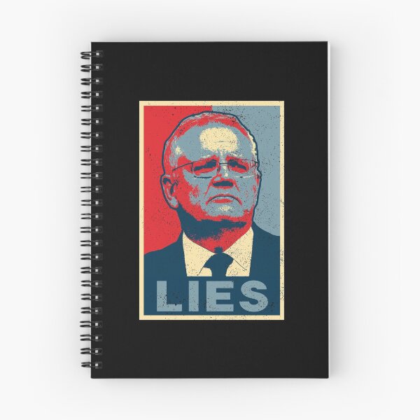 Item preview, Scott Morrison Lies [Worn Design] designed and sold by politicalamity.