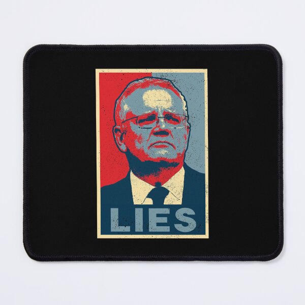 Item preview, Scott Morrison Lies [Worn Design] designed and sold by politicalamity.