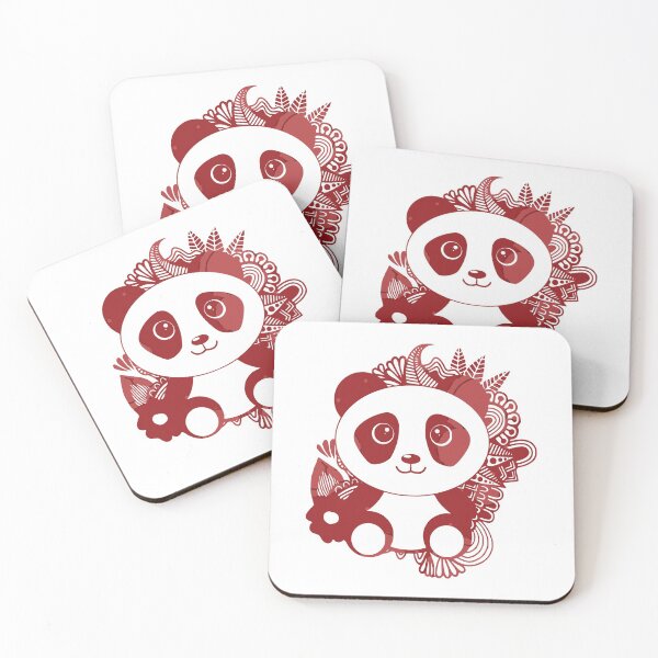 Item preview, Red Panda in Abstract Jungle designed and sold by Trinket-Trickster.