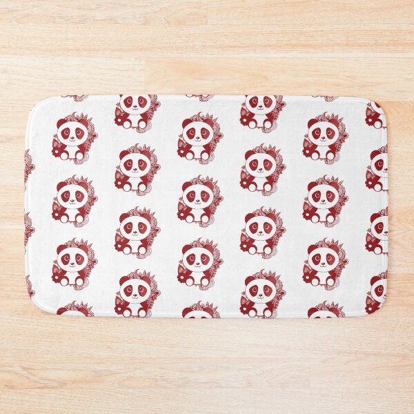 Item preview, Red Panda in Abstract Jungle designed and sold by Trinket-Trickster.