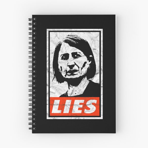 Item preview, Gladys Lies (Black Worn Look) designed and sold by politicalamity.