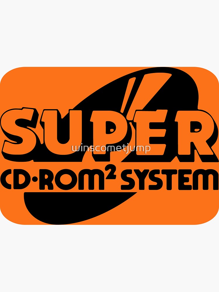 TurboGrafx-16 Super CD ROM2 | Sticker