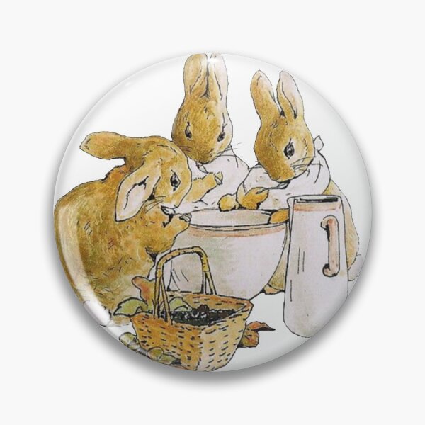 Item preview, Beatrix Potter Flopsy Mopsy and Cotton Tail Illustration  designed and sold by Pinkmagenta.