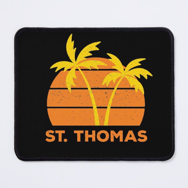 Artikelvorschau, St. Thomas Retro entworfen und verkauft von teesaurus.
