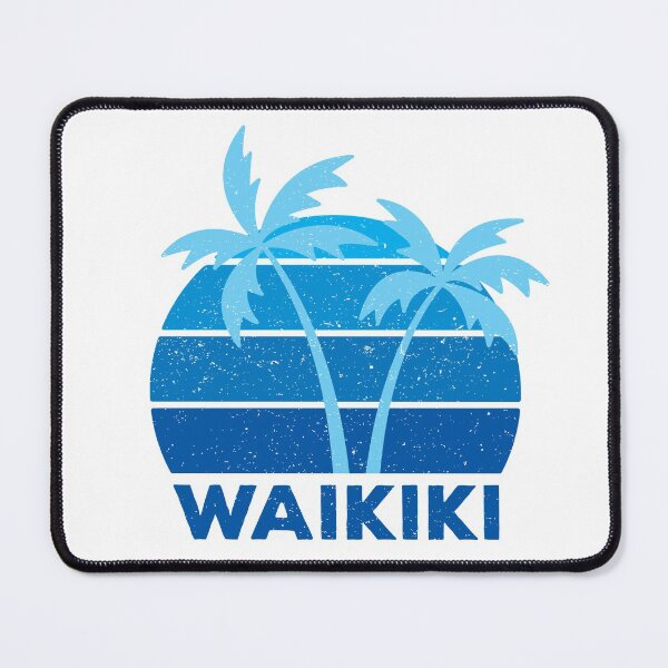 Artikelvorschau, Waikiki Retro entworfen und verkauft von teesaurus.