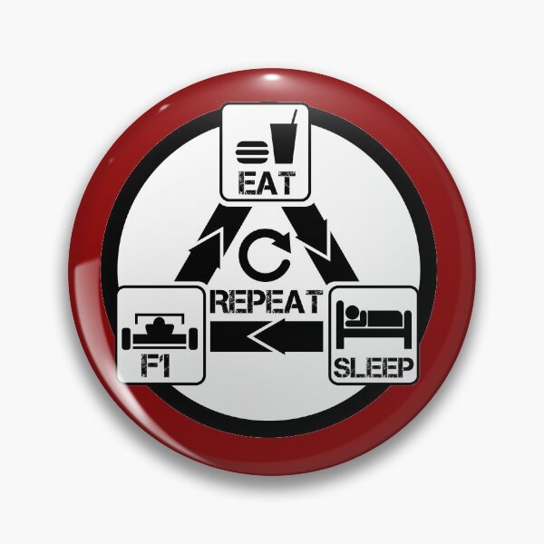 Item preview, Eat Sleep Formula 1 Repeat, F1 2021, Grand Prix Fan designed and sold by KittySSmith.