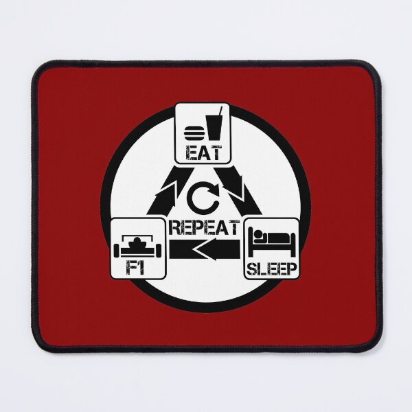 Item preview, Eat Sleep Formula 1 Repeat, F1 2021, Grand Prix Fan designed and sold by KittySSmith.