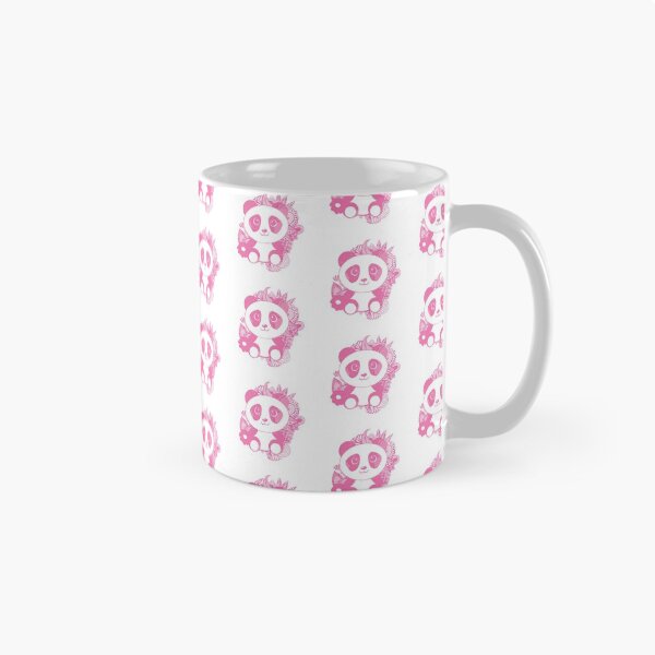 Item preview, Candy Pink Panda in Abstract Jungle designed and sold by Trinket-Trickster.