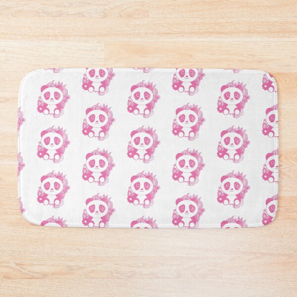 Item preview, Candy Pink Panda in Abstract Jungle designed and sold by Trinket-Trickster.