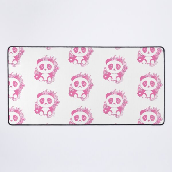 Item preview, Candy Pink Panda in Abstract Jungle designed and sold by Trinket-Trickster.