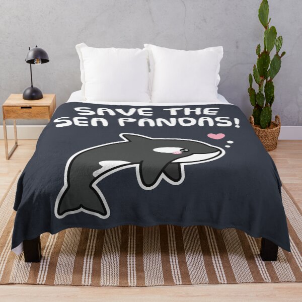 Item preview, Cute Orca, Save The Sea Pandas Funny designed and sold by rustydoodle.