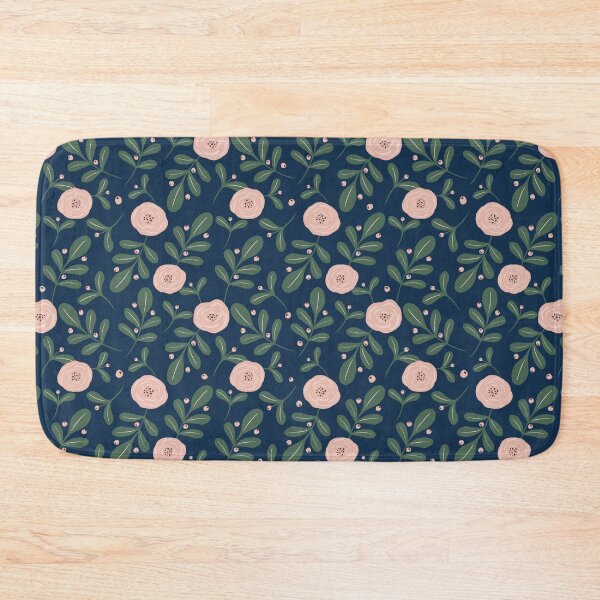 Item preview, Winter Foliage - Navy designed and sold by zhSurfaceDesign.